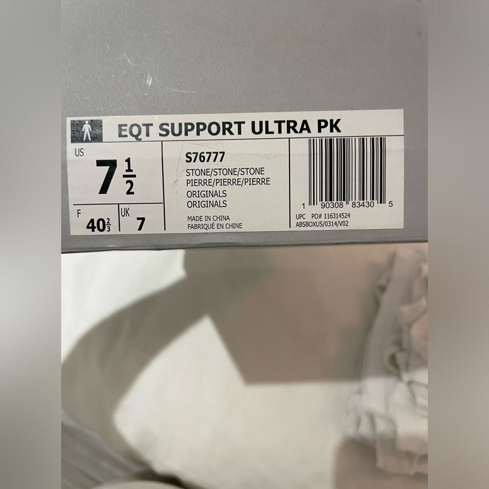 Adidas Equipment white and silver ULTRA SUPPORT PACK M7.5 W 9.5 US NWT Art Basel - Picture 2 of 6
